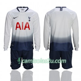 Camisolas de Futebol Tottenham Hotspur Criança Equipamento Principal 2018/19 Manga Comprida